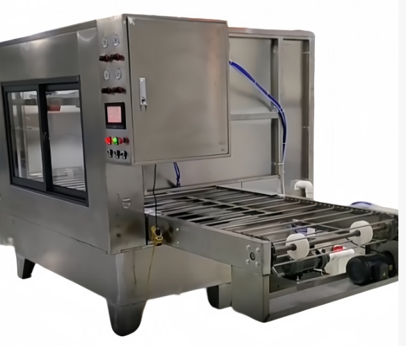 Máquina de pintura por spray de botões - revestimento uniforme automático para botões e pequenas ferragens