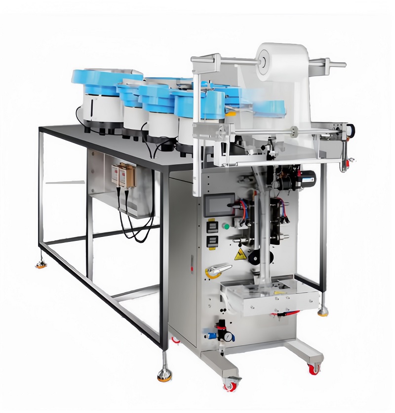 Máquina embaladora automática de botões – Contagem, ensacamento e selagem em um único sistema